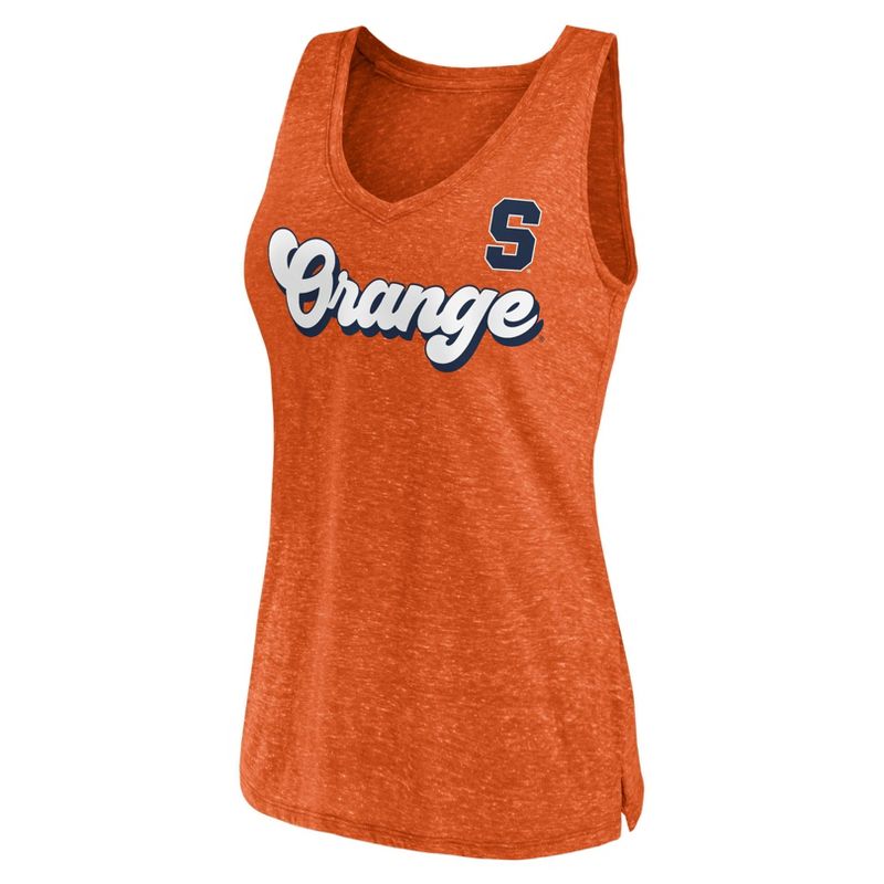NCAA Syracuse Orange Women's V-Neck Tank Top, 2 of 4
