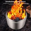 20.5" Smokeless FirePit Outdoor with Fire Pit Hook -Smokeless Fire Pit for Camping with Removable Ash Pan,Wood Burning,Ideal for 4-10 People - 4 of 4