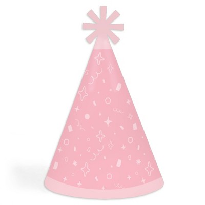 Big Dot Of Happiness 50th Pink Rose Gold Birthday - Cone Happy Birthday  Party Hats For Adults - Set Of 8 (standard Size) : Target