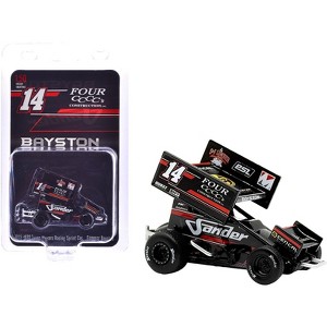 Winged Sprint Car #14 "Four CCCC's Construction - Sander" Jason Meyers Racing (2025) 1/50 Diecast Model Car by ACME - 1 of 4