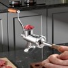 VEVOR Manual Meat Grinder, 304 Stainless Steel Hand Meat Grinder with Steel Table Clamp, Meat Mincer Sausage Maker, Silver - 2 of 4