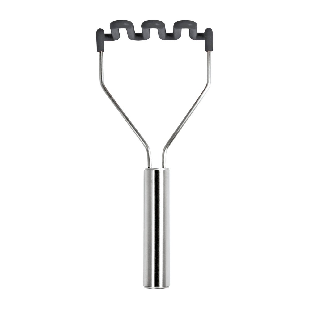 Tovolo Stainless Steel Handled Potato Masher Black