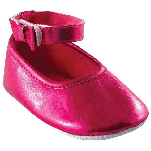 Luvable Friends Baby Girl Crib Shoes Dk Pink Target