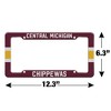 Central Michigan University Stripe License Plate Tag Frame - 4 of 4