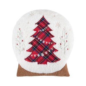 Merry Mountains Snow Globe Pillow - Levtex Home - 1 of 3