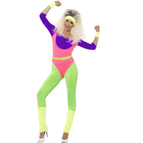 Plus Size Workout Diva Costume, Plus Size Sexy 80s Aerobics Costume 