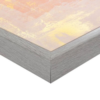Large Coastal Sunset Abstract Canvas Art for Kids
