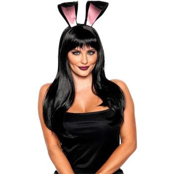 Underwraps Black Bunny Ears & Tail Set Adult Costume