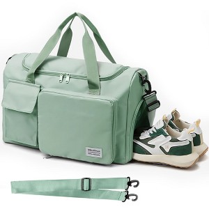 Luupatchy Carry On Weekender Backpack With Shoe Compartment, For Travel, Gym，Fishing, Travel Duffle Bag For Women, Men - 1 of 4