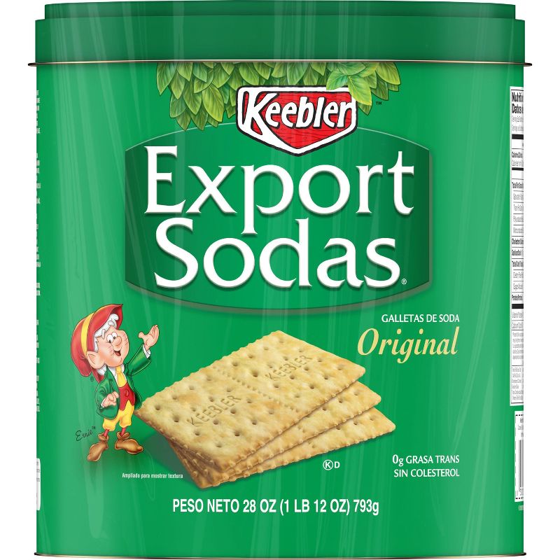 Keebler Original Export Sodas Crackers - 28oz, 5 of 8