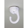 Hangman Products Indoor/Outdoor Elephant Ceiling Hook in White - image 2 of 4