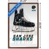 Trends International NHL San Jose Sharks - Drip Skate 21 Framed Wall Poster Prints - 3 of 4