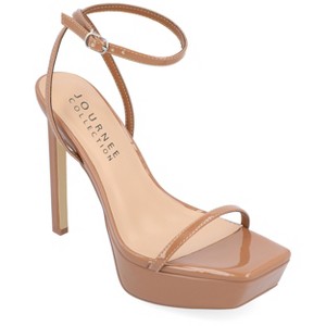 Journee Collection Womens Telilah High Heel Open Toe Pumps - 1 of 4