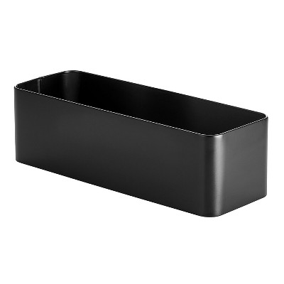 mDesign 3-Roll Steel Toilet Paper Storage Holder Matte Black (25983)