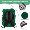 Unique Bargains Waterproof Backpack Rain Cover with a Vertical Reflective Strap for Hiking/Biking 1 Pc - 2 of 4
