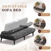 Celebalcony 64.2" Convertible Futon Upholstered Sofa Bed - 4 of 4