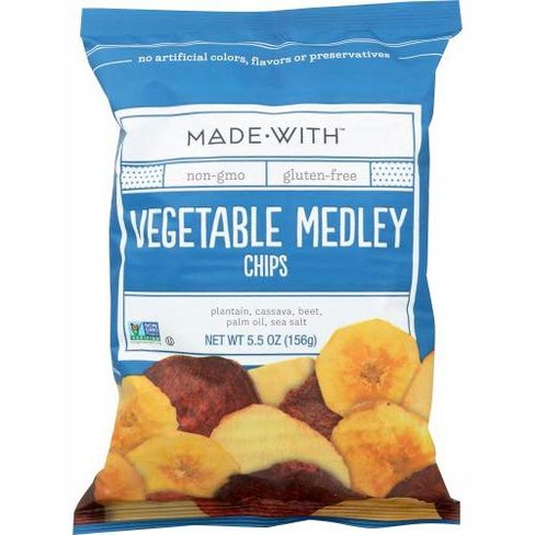 Made With Vegetable Chip Mix - Case Of 12 - 5.5 Oz : Target