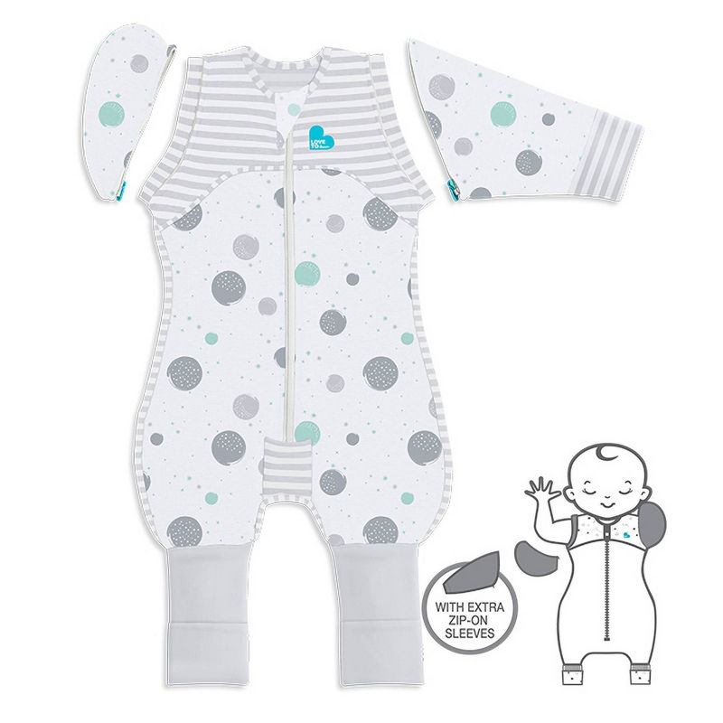 Love To Dream Swaddle UP Transition Suit Lite 0.2 TOG - White, 2 of 3