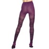 Memoi Tree Zag Geometric Sweater Tights - 3 of 4