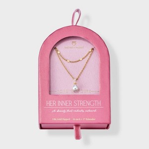 Beloved + Inspired 14K Gold Dipped Multi-Strand Necklace - Gold - 1 of 4