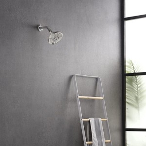 Kumasinova 6-Spray Settings Single Shower Head,5" High Pressure Fixed Rain Showerhead with Anti-Clogging Nozzles - 1 of 4