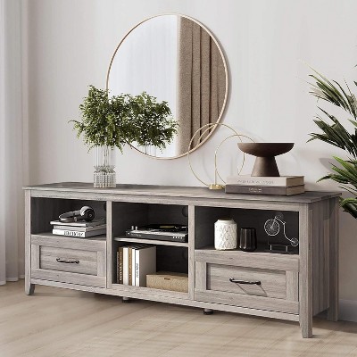 TV Stand for TV Entertainment Center Media Console with Drawers Open Shelf Large Storage Space Kitchen Buffet Table for Dinner Room Living Room