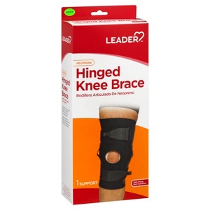 Leader Hinged Neoprene Medium Knee Brace 1 ea - 1 of 4