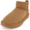 Soda Women's Mute Faux Fur Lined Mini Boot - 2 of 4