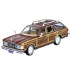 1979 Chrysler Lebaron Town and Country Burgundy 1/24 Diecast Model Car by Motormax - 2 of 3