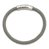 Chisel Stainless Steel Brushed and Polished Wire 8.25" Bracelet - 2 of 4
