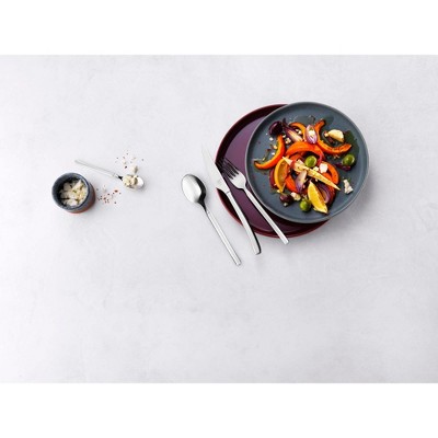 Constance 42-Piece Polished Stainless Steel Flatware Set for Eight