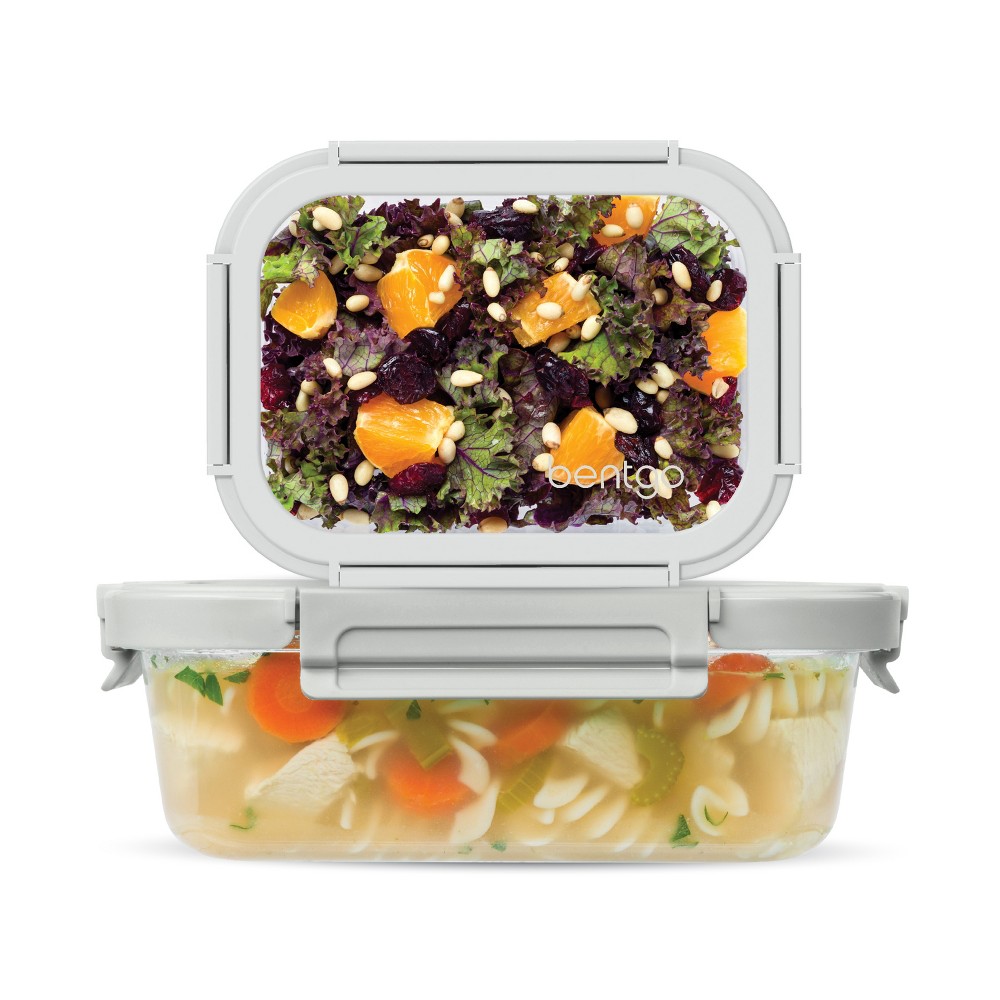 Bentgo 2pk (2.7c and 4.4c) Glass Leak Proof Food Storage Container Set Pebble Beach