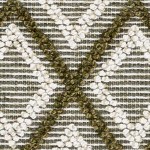 ivory/dark green