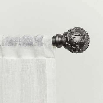 Exclusive Home Vine 1" Curtain Rod and Finial Set