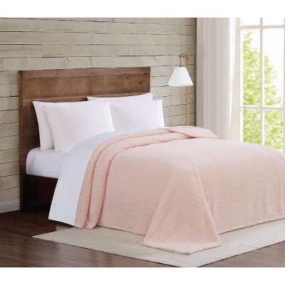 Marshmallow Faux Shearling Bed Blanket - Brooklyn Loom