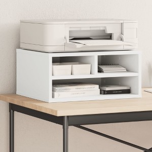 Aghana Digitals Multifunctional White Engineered Wood Printer Stand with Storage, 19.3"x15.7"x8.9" - 1 of 4