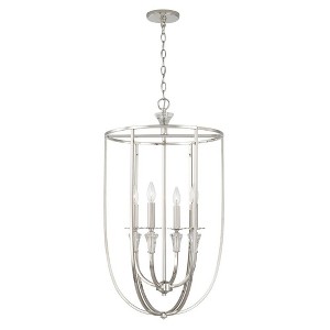 Capital Lighting Laurent 4 - Light Chandelier in  Polished Nickel - 1 of 4