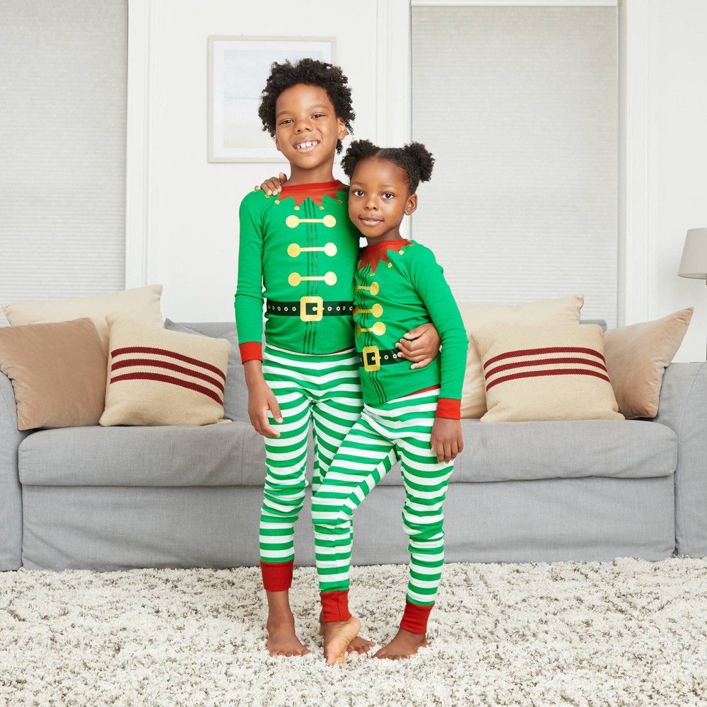 holiday elf pajamas