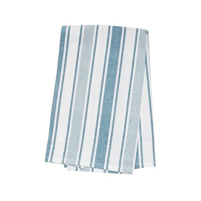 C&F Home Chandler Stripe Adriatic Woven Cotton Kitchen Towel