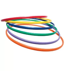 Sportime UltraHoops, 36 Inches, Multiple Colors, set of 6