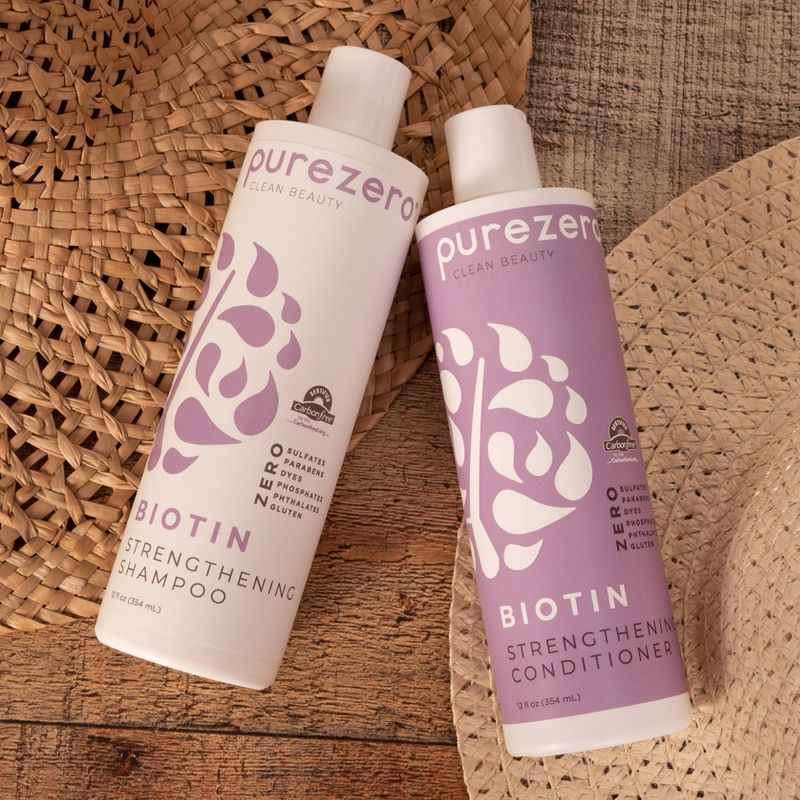 Purezero Biotin Strengthening Shampoo - 12 fl oz, 5 of 12