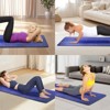 Yoga Mat, Exercise Yoga Mat Print with Non-Slip, 72" x 24" TPE Exercise Mat, Multi-Purpose Workout Mat for Women, Pilates Fitness and Floor Exercises - 4 of 4