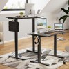Metal & Wood Electric Standing Desk with Adjustable Height and Sit-Stand Function - 2 of 4