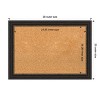 Amanti Art Accent Bronze Narrow Framed Corkboard, Natural Cork - 4 of 4