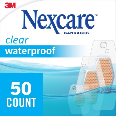Nexcare Waterproof Bandages - Clear - Assorted Sizes