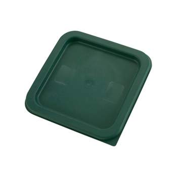 Winco Cover for Square Storage Container, Green, Fits 2 and 4 Quart