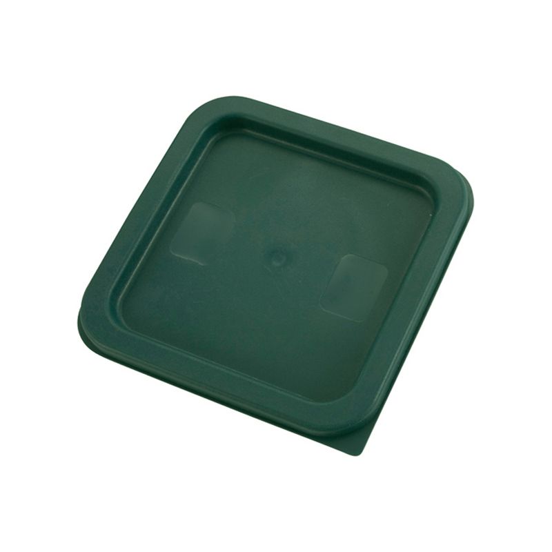 Winco Cover for Square Storage Container, Green, Fits 2 and 4 Quart, 1 of 3