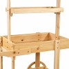 Sunnydaze Country Market Flower Cart Display Stand - 49.25” H - 2 of 4