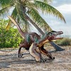 Design Toscano Feathered Velociraptor Jurassic-Sized Dinosaur Statue - 2 of 4