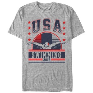 Men's Lost Gods USA Swimming 2012 T-Shirt - 1 of 4